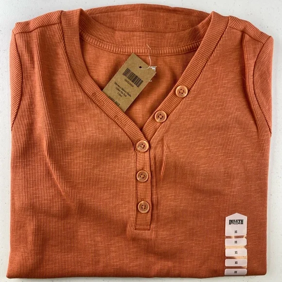 Women’s Makers Studio Cotton Rib Slub T Shirt - Picture 1 of 7